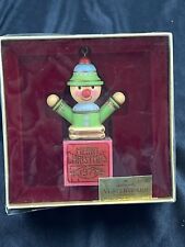 Hallmark Vintage 1977 Tree Trimmer Jack In The Box CHRISTMAS Ornament in Box picture