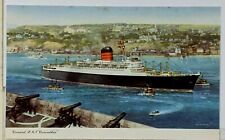 1950s Cunard RMS Carinthia British Steamship Cruise Line Postcard England Vtg picture