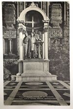 Phillips Brooks Statue at Trinity Church, Boston, Massachusetts Postcard Creepy picture