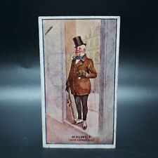 1910 Standard Cigarette Dickens Series Mr. Micawber Rare Antique Tobacco Card picture