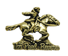 VTG The Paul Reveres Metal Gold Tone Hat Lapel Pin picture