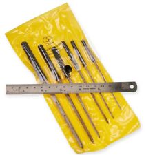 6x Broaches Clockmakers Jewelllers Watchmakers Broaching Tools File 2.4mm - 6mm picture