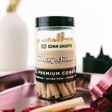 Blazy Susan Shorty 53 mm Special Size Unbleached Organic Cones 50 ct. Jar  picture