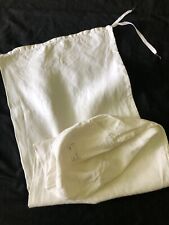 LARGE Vintage French Ex Marines Pure Linen Bolster Sack UNUSED Dated 1964 picture