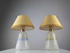 Pair of Italian glass lamps 1970s picture