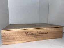 Rare Wine Wood Vintage Château Suduiraut France Empty  CRATE BOX picture