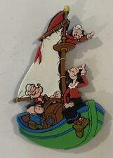 Popeye And Olive Oyl Rubber Magnet Vintage 1997 On Boat picture