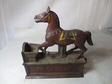 CIRCA 1885 TRICK PONY MECHANICAL BANK picture