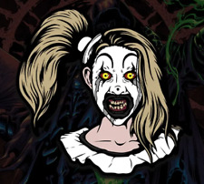 Terrifier 2 Pale Girl Enamel Pin Kneehigh Horror picture