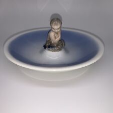 Royal Copenhagen # 3231 BABY MERMAID Danish Porcelain Jewelry Dish, Bowl picture