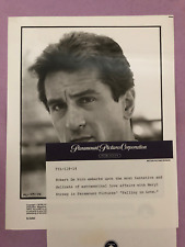 Robert DeNiro 1984 , original vintage press headshot photo picture