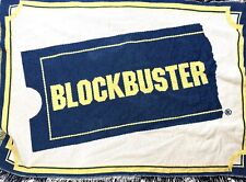 Vintage Retro Blockbuster Video Knit Throw Blanket 36x49” RARE picture