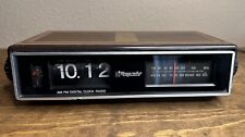 Vintage Rare 1982 Rhapsody Flip Clock Alarm Clock AM/FM Radio Working RY-1047 picture