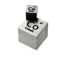 Cobalt Metal 25.4mm 1 Inch Density Cube 99.95% for Element Collection USA SHIP picture