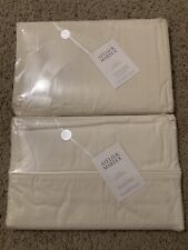 NEW SEALED Vtg ATELIER MARTEX Luxury Percale Flat/Fitted Sheet Full  Off White picture