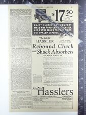 1924 ADs, Hasslers Ford Shock Absorbers & L&N Louisville Nashville Railroad R.R. picture