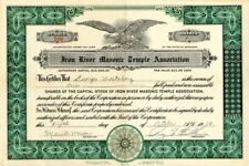 Iron River Masonic Temple Association - Stock Certificate - General Stocks picture