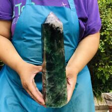 4.81LB Natural Green Coloured Fluorite Pillars Mineral Specimens Healing 1883 picture