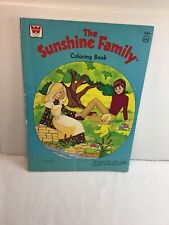 Vintage The Sunshine Family Coloring Book, 1975, Not Colored In picture
