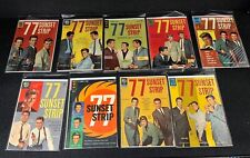 77 Sunset Strip: 9 Dell/Gold Key Comics See Photos For Condition. picture