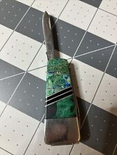 Vintage Camillus  Sante Fe Stoneworks Turquoise Knife/Money Clip picture