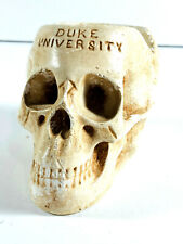Antique chalkware Skull Ashtray Duke University medical school secret society picture