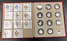 1987 Disney Snow White 7 Dwarfs 50th Anniv. 11pc 1/2oz Silver Collectors Set picture