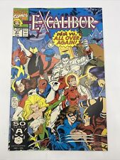 Excalibur  # 41 Marvel Comics - Vintage Comic Book 50 Years Anniversary picture