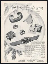 1946 Girl Scouts watch ring bracelet pin handkerchief photo Xmas vtg print ad picture