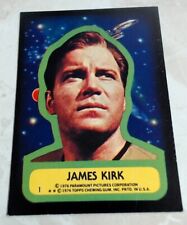 1976 Star Trek #1 James Kirk Sticker. picture