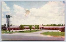 Roadside~Cotton Patch Motel Street View~Thomson Georgia~Vintage Postcard picture