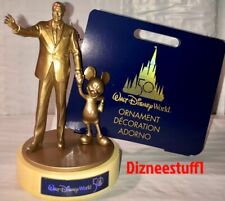2021 Walt Disney World 50th Anniversary Walt Mickey Partners Statue Ornament picture
