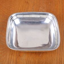 Square Metal Bowl by Towle Polished Pewter Vintage picture