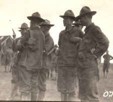 Colt M1911A Automatic Pistol Army Soldiers Ammo Pouch WWI Rppc Postcard picture