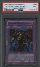 PSA 9 Yu-Gi-Oh Promo Duelist League Series 1 #001 Thousand Eyes Restrict picture