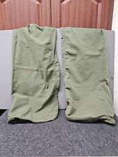 Vtg US Army Military Issue Olive Drab Cotton Barracks Laundry Bag Faded 21x30 picture