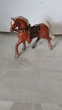 Vintage Hand Painted Cast Metal Horse Figurine Knott's Berry Farm Ghost Town Ca picture