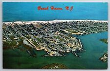 Beach Haven NJ - BIRDSEYE VIEW OF HOTEL & COTTAGES - Postcard Unposted picture