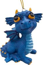 Blue Baby Dragon Fantasy Christmas Tree Cute Ornament picture