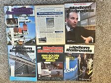 Modern Railroads Magazine, Lot of 6 issues, 1986, 1988 picture
