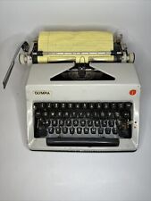VTG 1970 Olympia SM9 Deluxe Portable Typewriter w/ Black Case Elite Type picture