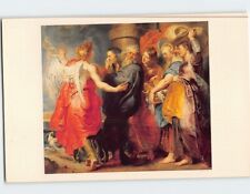 Postcard Departure of Lot and His Family from Sodom By Rubens Sarasota FL USA picture