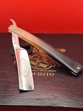 Vintage/Antique 3/4+ George Wostenholm Straight Razor w/ Etching. Shave ready. picture