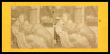 Women Lying, ca.1870, Stereo Vintage Stereo Print, Era Print picture