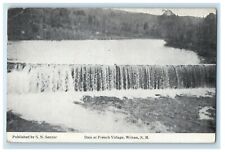 c1910's Dam At French Village Wilton New Hampshire NH Unposted Postcard picture