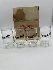 Vintage Early Times Whiskey-The Pussycat Pedestal Cocktail Whiskey Glasses(4) picture