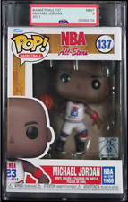 2021 Michael Jordan Basketball 137 Funko POP 1988 All-Stars Rookie PSA 9 MINT picture
