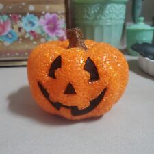Halloween Pumpkin Melted Popcorn Jelly Light Up Jack O Lantern Tested Non Workin picture