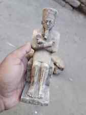 Ancient Egyptian Antiquities Rare Egyptian King Sacred Menkaure Statue Egypt BC picture