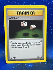 Pokemon Trainer Gambler 60/62 NM Let's Grade at PSA/BGS/CGC #7 picture
